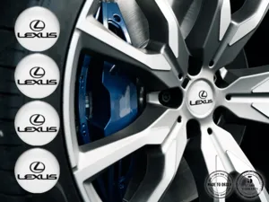 Lexus Pegatinas de Aro Autos Edición de Cúpula Bombada